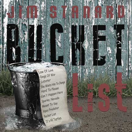 CD cover for Jim Stanard - Bucket List
