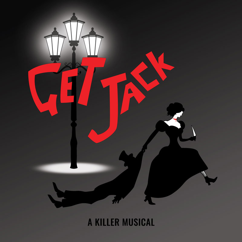 CD cover for C F Kip Winger & Damien Gray - GET JACK - A Killer Musical